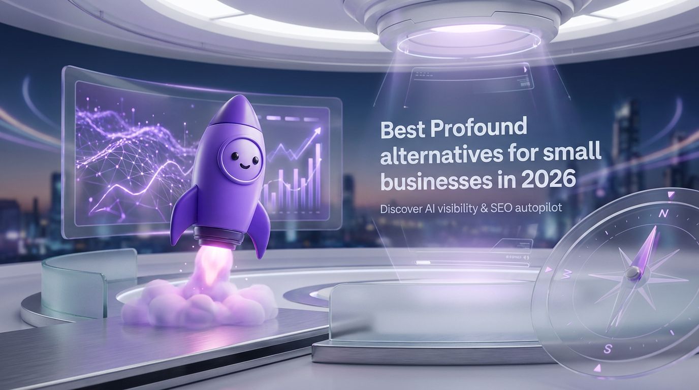 A futuristic workspace with a purple rocket launching, digital graphs, and a compass
